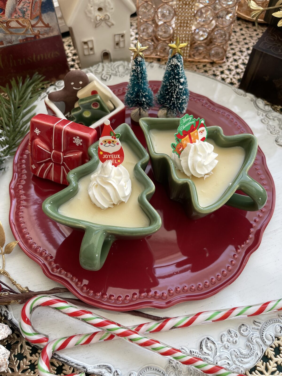 米粉と豆乳のパンナコッタ/クリスマス